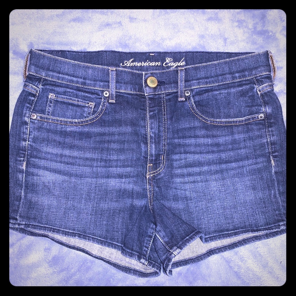 American Eagle Distressed Jean Shorts